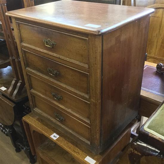 Mahogany four drawer chest